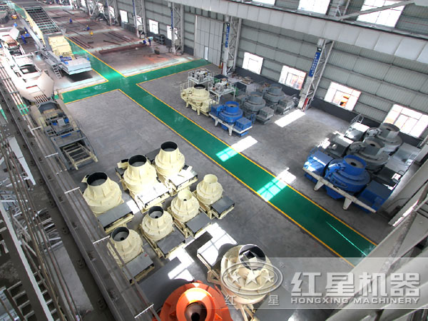 制砂設備生產(chǎn)車間 制砂設備生產(chǎn)車間