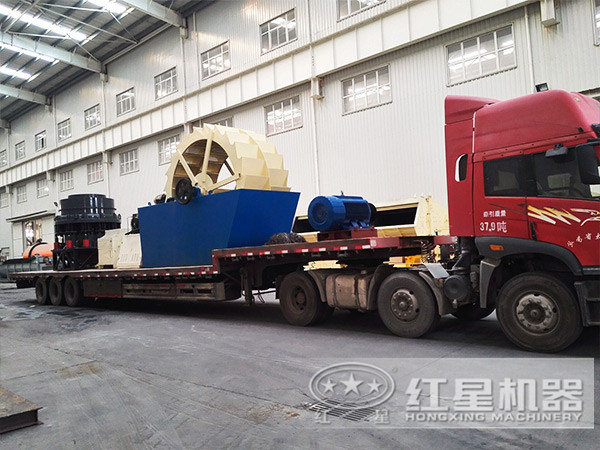 洗沙機(jī)發(fā)貨現(xiàn)場 洗沙機(jī)發(fā)貨現(xiàn)場