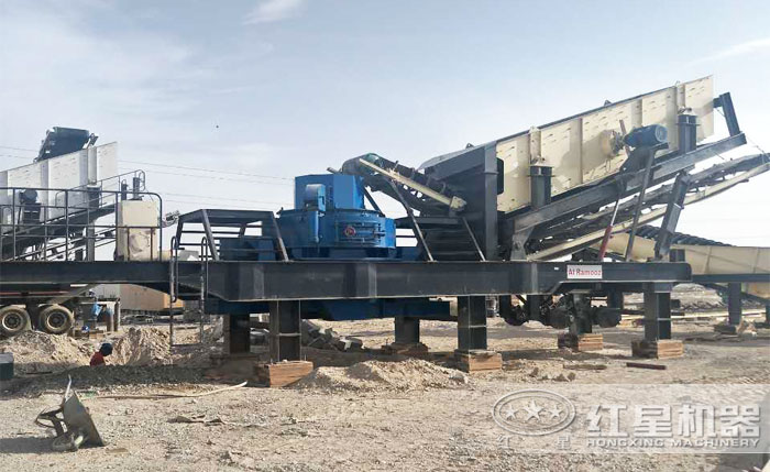 移動制砂機生產(chǎn)現(xiàn)場 移動制砂機生產(chǎn)現(xiàn)場