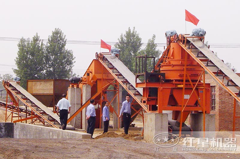 石家莊因環(huán)保問題被查封的制砂生產線