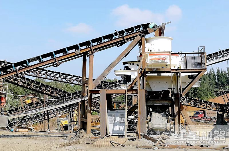 時(shí)產(chǎn)500t/h制砂機(jī)生產(chǎn)現(xiàn)場(chǎng)