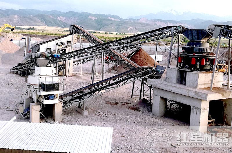 砂石骨料生產線現(xiàn)場