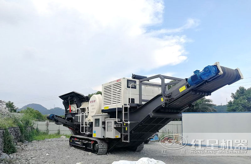 紅星機器移動破碎站可定制 紅星機器移動破碎站可定制