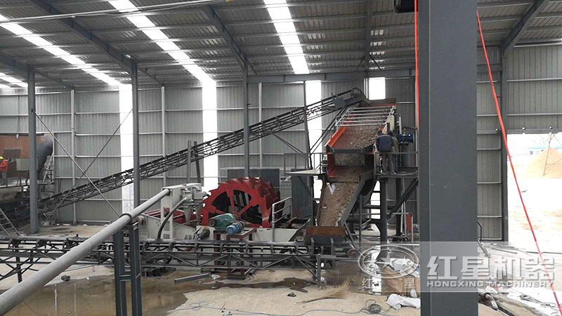 洗砂廠增設洗砂環(huán)節(jié)，現(xiàn)場實拍