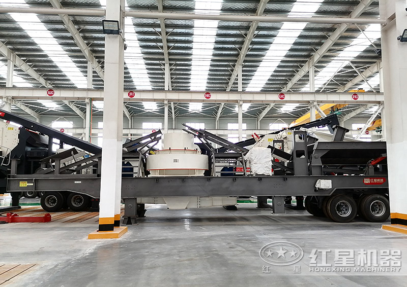 車載移動制砂機，需要搭配半掛車頭