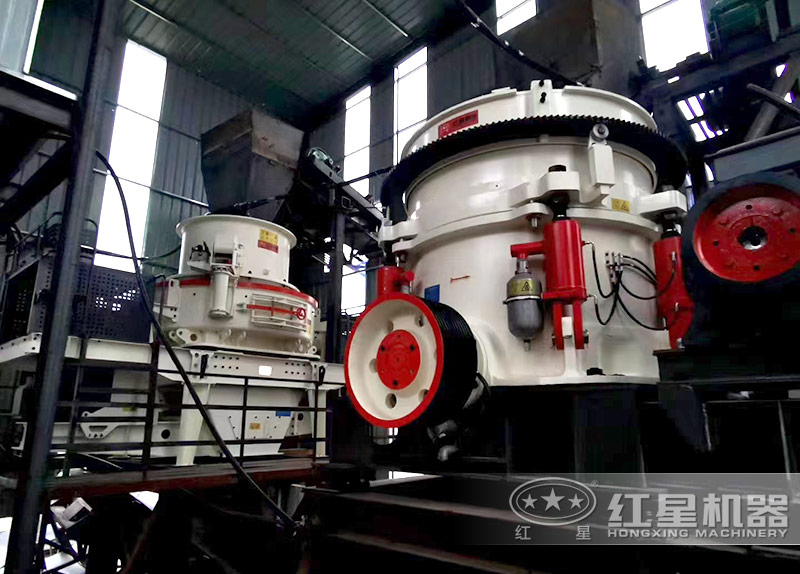 1200圓錐機(jī)搭配制砂機(jī)、鄂破配置生產(chǎn)線